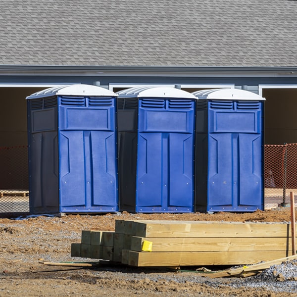 are there any restrictions on where i can place the portable toilets during my rental period in Medusa NY